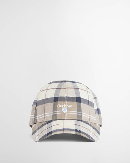 Barbour Tartan Mens Sports Cap - Oban Mist Tartan | CHO | Designer Mens Hats
