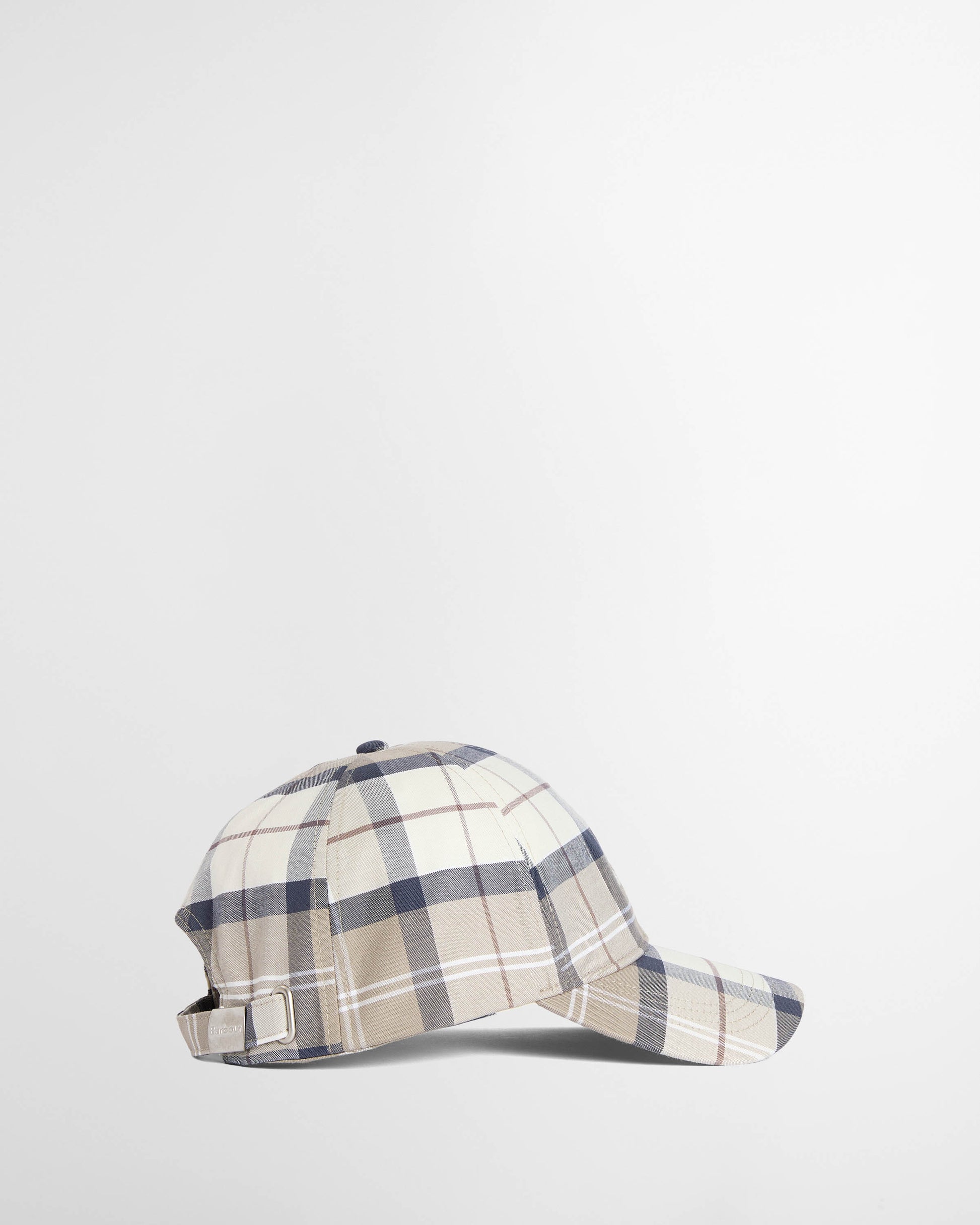 Barbour Tartan Mens Sports Cap - Oban Mist Tartan | CHO | Designer Mens Hats