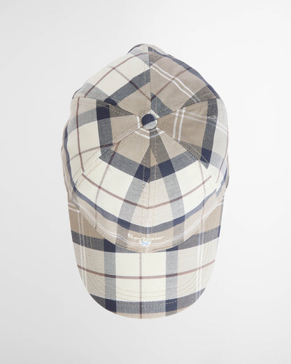Barbour Tartan Mens Sports Cap - Oban Mist Tartan | CHO | Designer Mens Hats