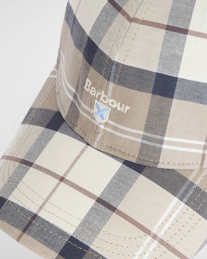 Barbour Tartan Mens Sports Cap - Oban Mist Tartan | CHO | Designer Mens Hats