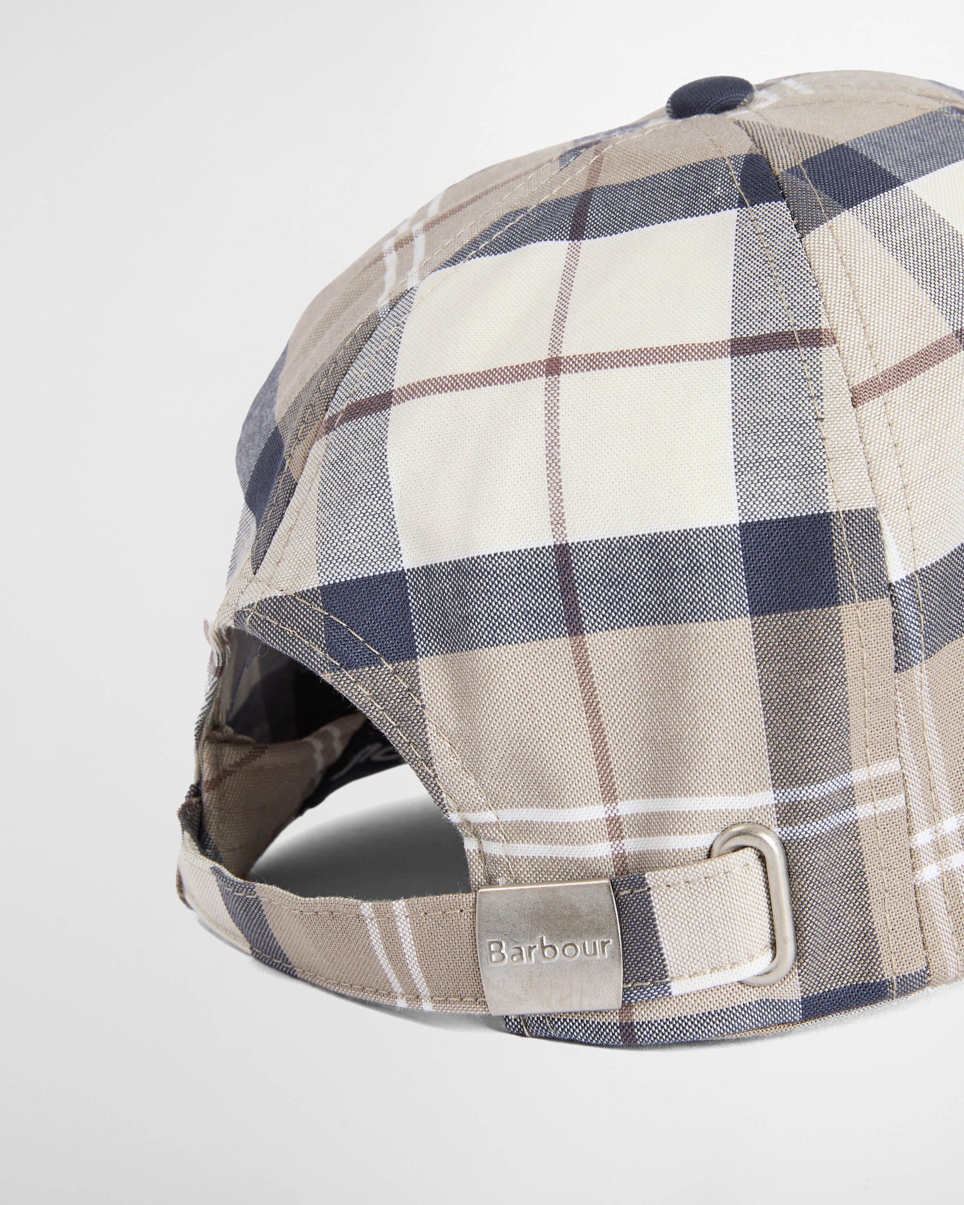 Barbour Tartan Mens Sports Cap - Oban Mist Tartan | CHO | Designer Mens Hats