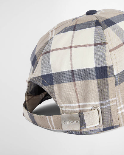 Barbour Tartan Mens Sports Cap - Oban Mist Tartan | CHO | Designer Mens Hats