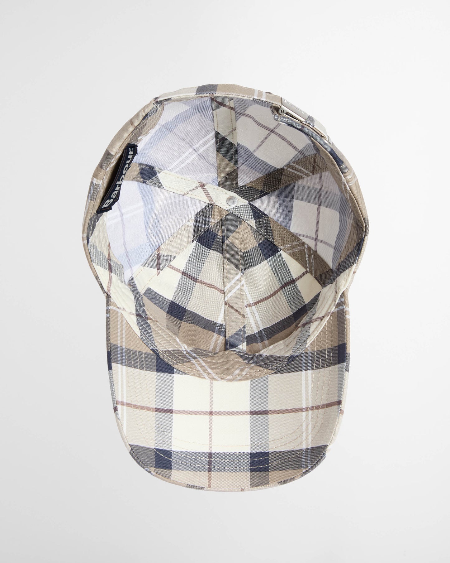 Barbour Tartan Mens Sports Cap - Oban Mist Tartan | CHO | Designer Mens Hats