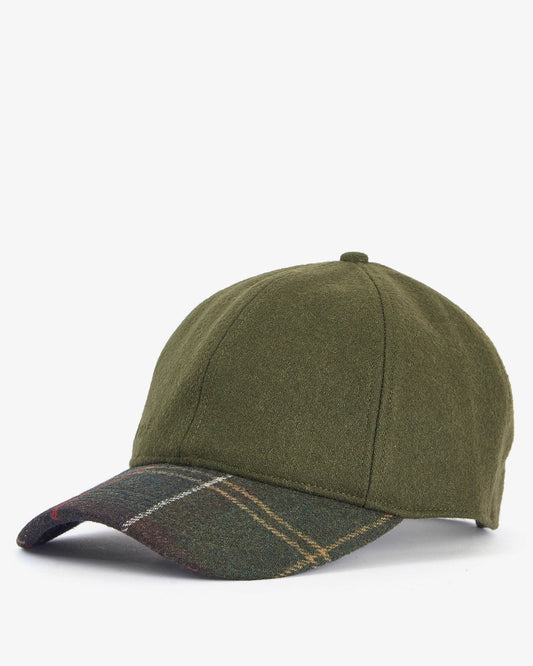 Barbour Roker Mens Cap - Forest Green/Classic