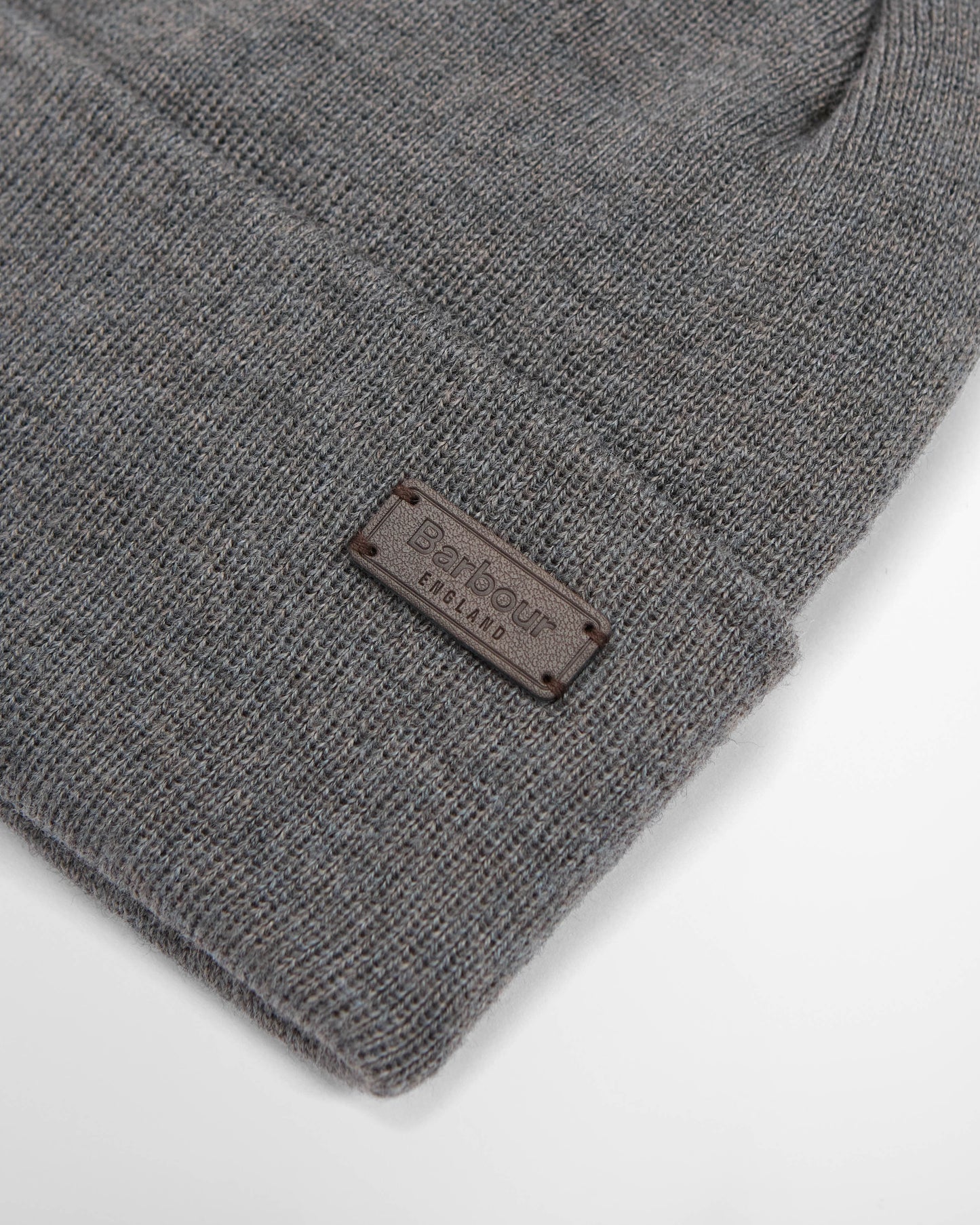 Barbour Healey Mens Beanie - Charcoal | CHO | Designer Mens Hats