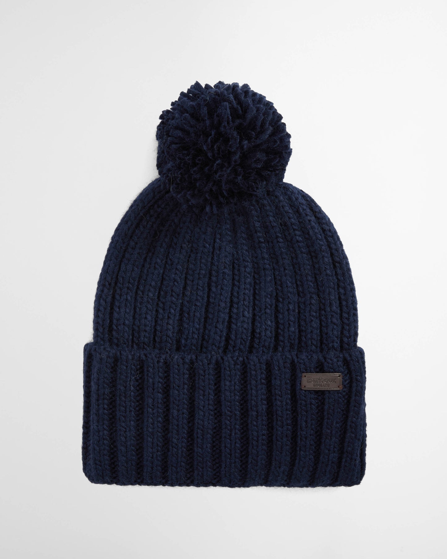 Barbour Kelson Mens Pom Beanie Hat - Navy | CHO | Designer Mens Beanies