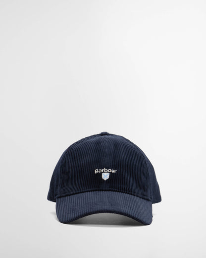 Barbour Preston Mens Cord Cap - Navy