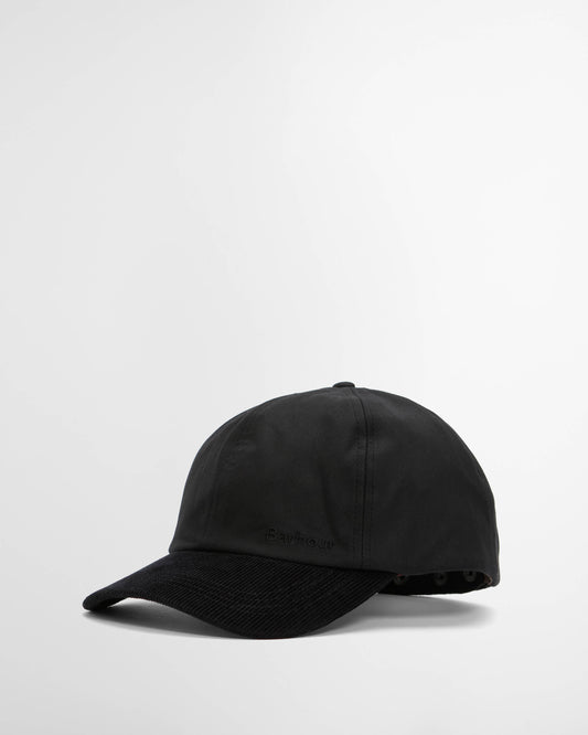 Barbour Ashby Mens Cap - Black | CHO | Designer Mens Caps