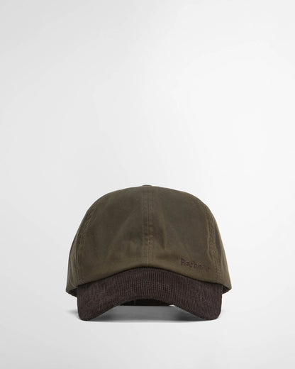 Barbour Ashby Mens Cap - Olive/Brown | CHO | Designer Mens Caps