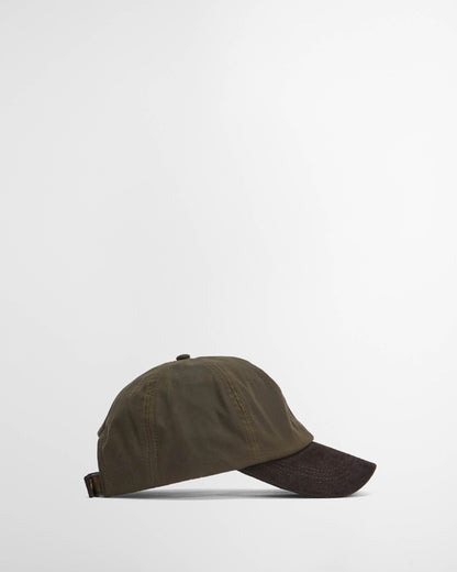 Barbour Ashby Mens Cap - Olive/Brown | CHO | Designer Mens Caps