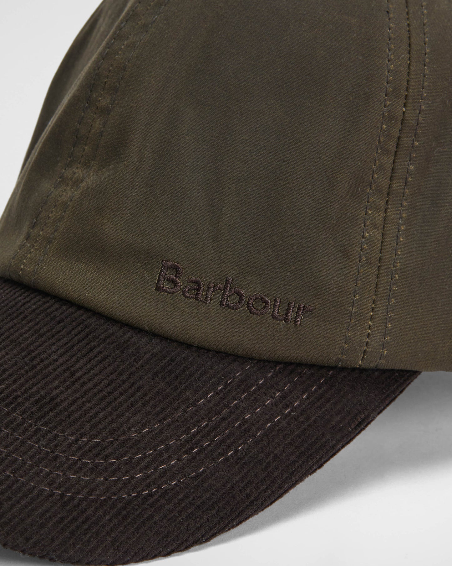 Barbour Ashby Mens Cap - Olive/Brown | CHO | Designer Mens Caps