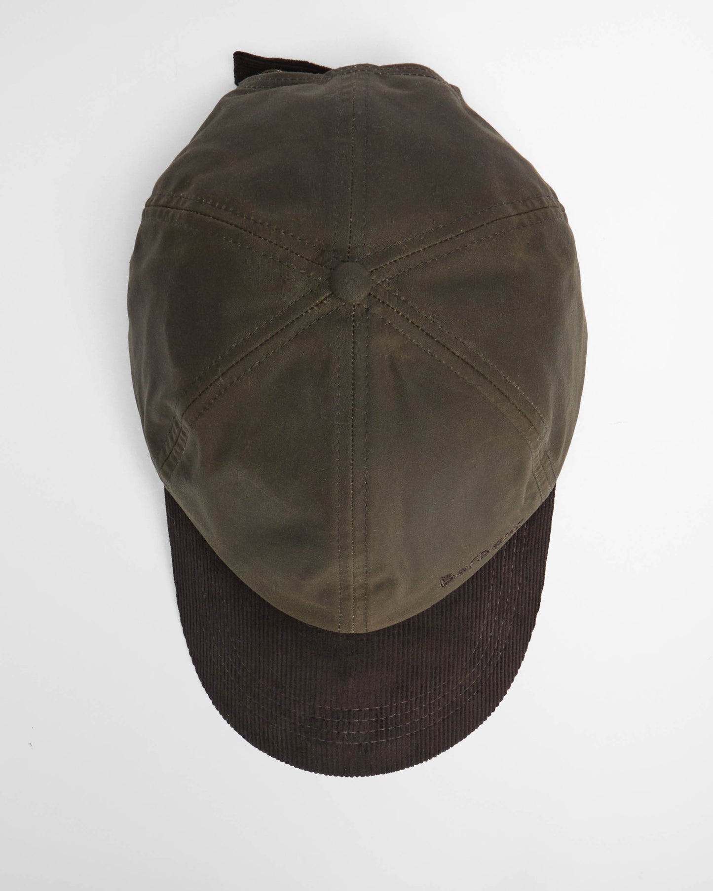 Barbour Ashby Mens Cap - Olive/Brown | CHO | Designer Mens Caps