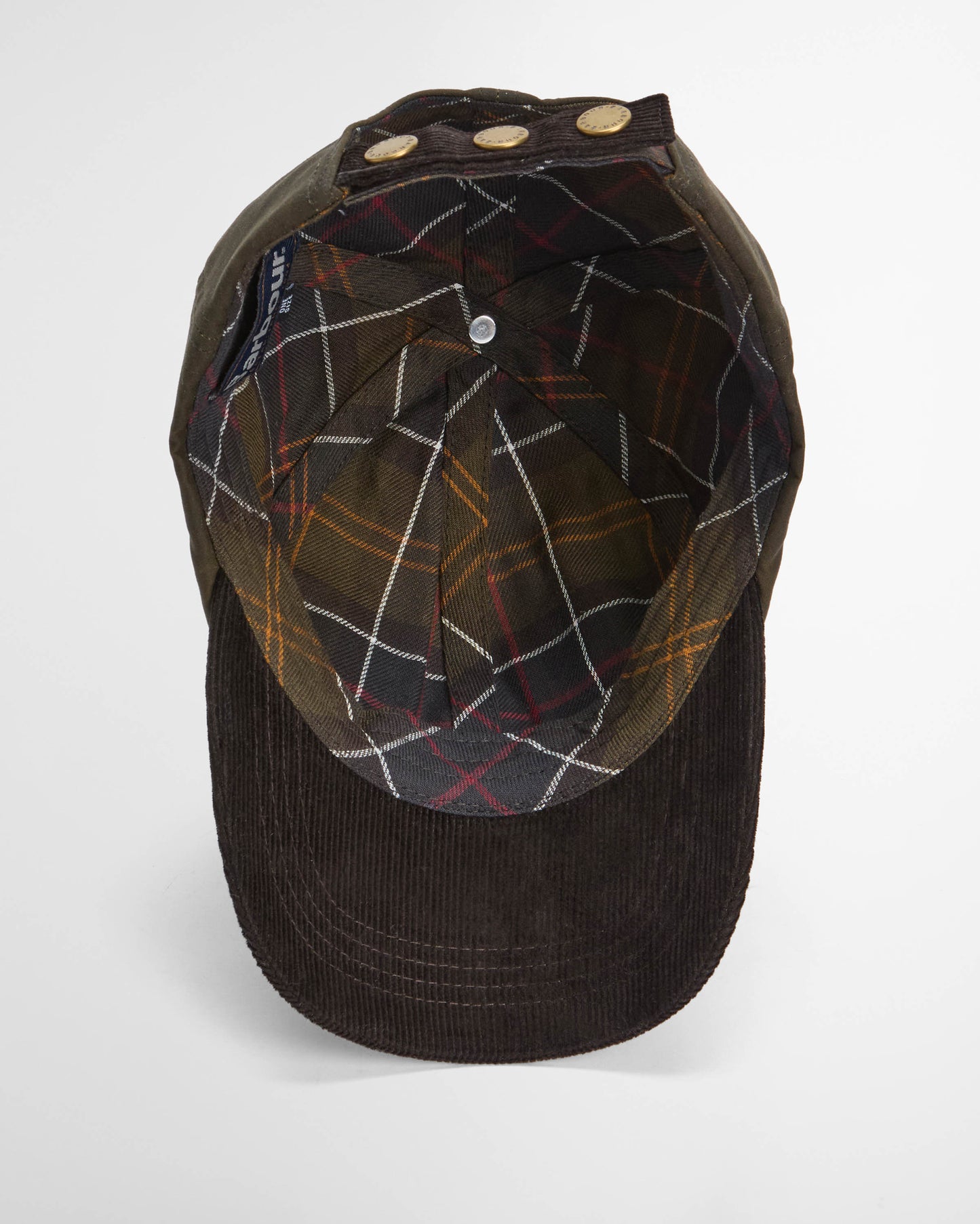 Barbour Ashby Mens Cap - Olive/Brown | CHO | Designer Mens Caps