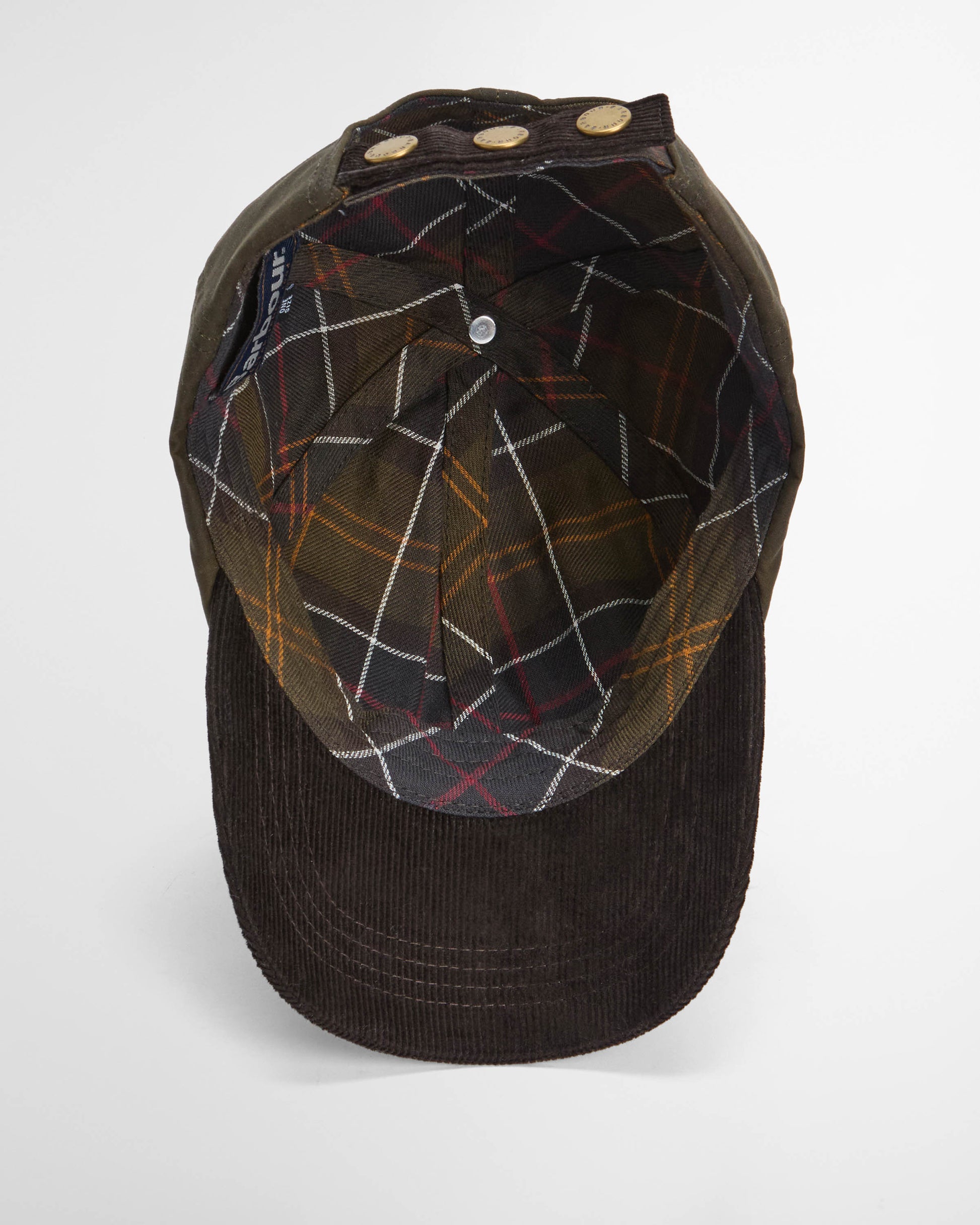 Barbour Ashby Mens Cap - Olive/Brown | CHO | Designer Mens Caps