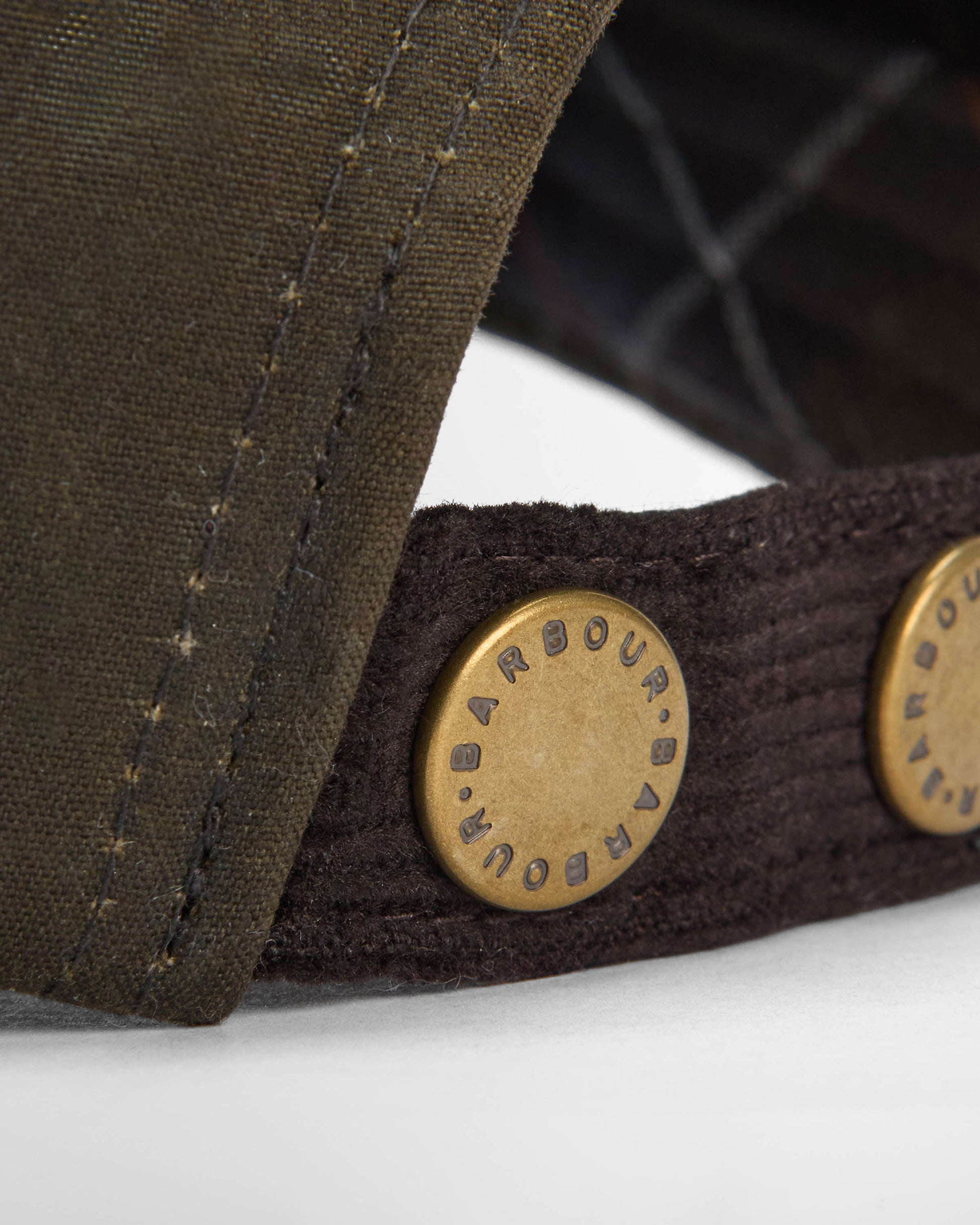 Barbour Ashby Mens Cap - Olive/Brown | CHO | Designer Mens Caps