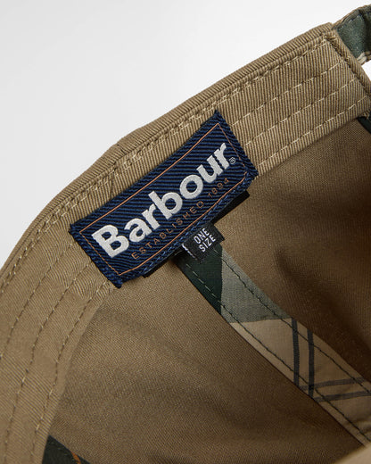 Barbour Milburn Mens Cap Black - Bleached Olive | CHO | Designer Mens Caps