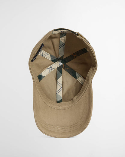 Barbour Milburn Mens Cap Black - Bleached Olive | CHO | Designer Mens Caps