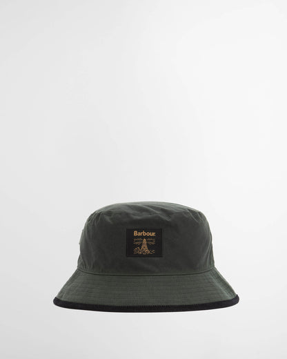 Barbour Field Wax Mens Bucket Hat Sage | CHO | Designer Mens Bucket Hats