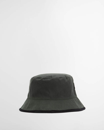 Barbour Field Wax Mens Bucket Hat Sage | CHO | Designer Mens Bucket Hats
