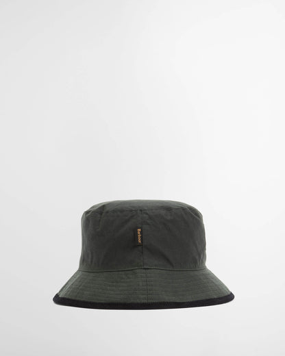 Barbour Field Wax Mens Bucket Hat Sage | CHO | Designer Mens Bucket Hats