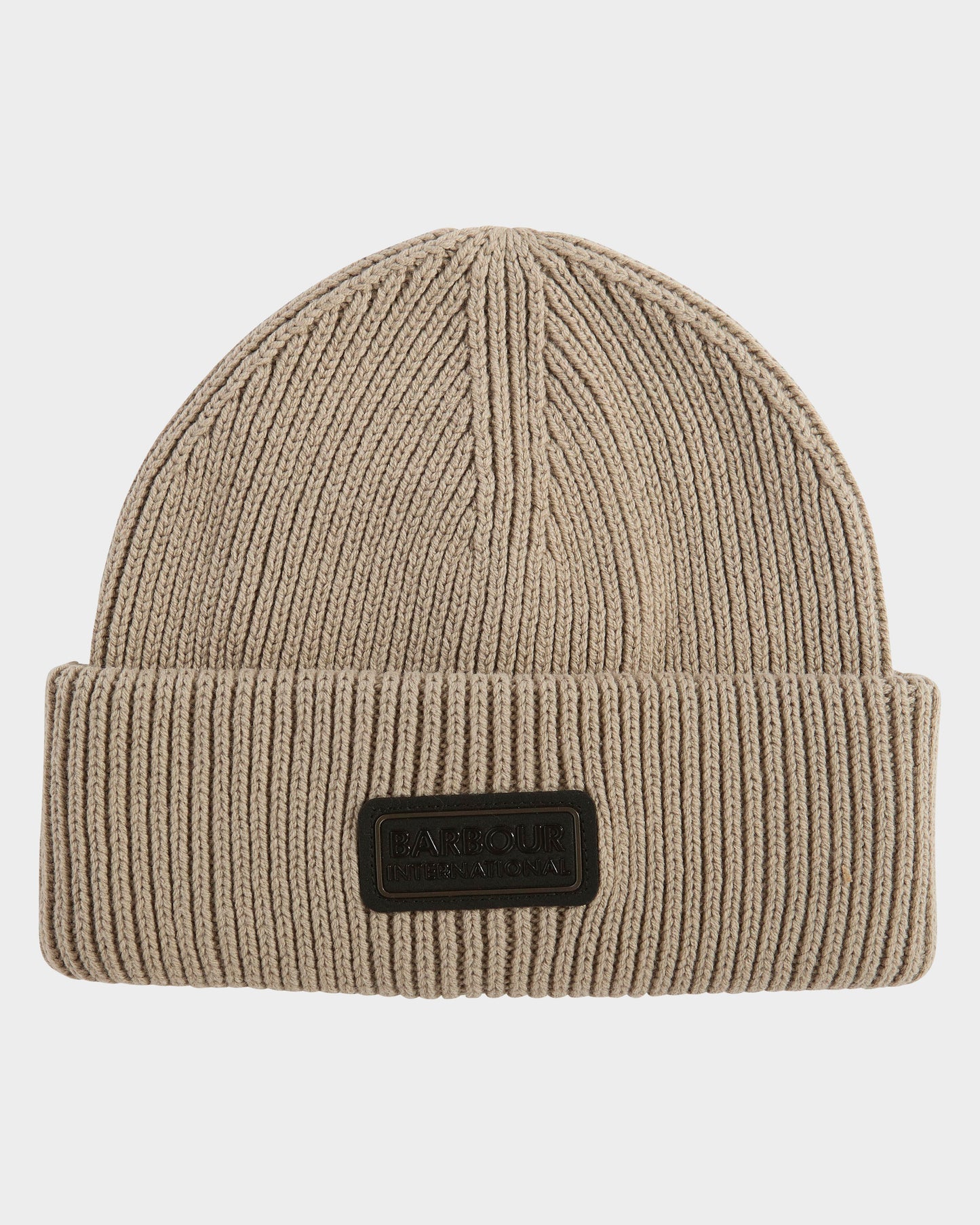 Barbour International Craywell Mens Beanie Hat - Concrete | CHO | Designer Mens Beanies