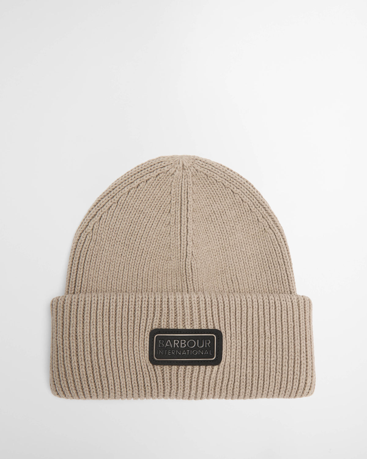 Barbour International Craywell Mens Beanie Hat - Concrete | CHO | Designer Mens Beanies