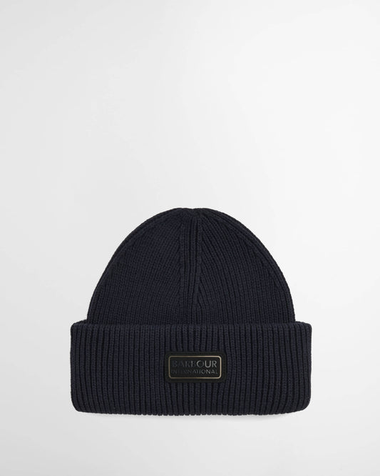 Barbour International Craywell Mens Beanie Hat - Navy