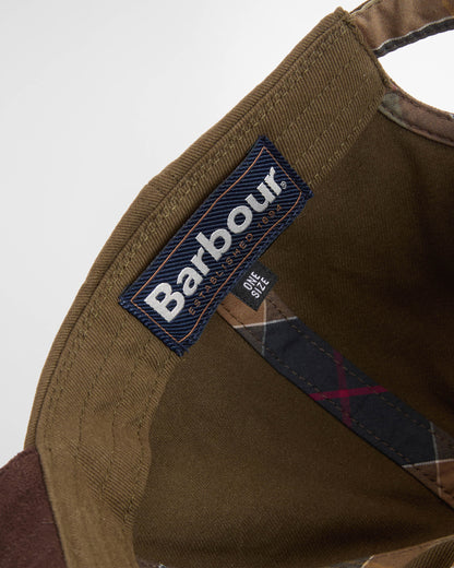 Barbour Langdale Mens Cap - Olive/Brown | CHO | Designer Mens Caps