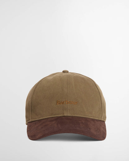 Barbour Langdale Mens Cap - Olive/Brown | CHO | Designer Mens Caps