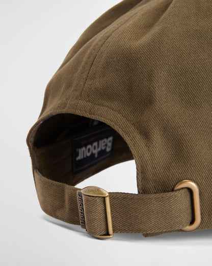 Barbour Langdale Mens Cap - Olive/Brown | CHO | Designer Mens Caps