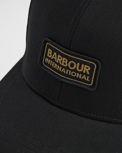 Barbour International Duke Mens Trucker Cap - Black | CHO | Designer Mens Caps