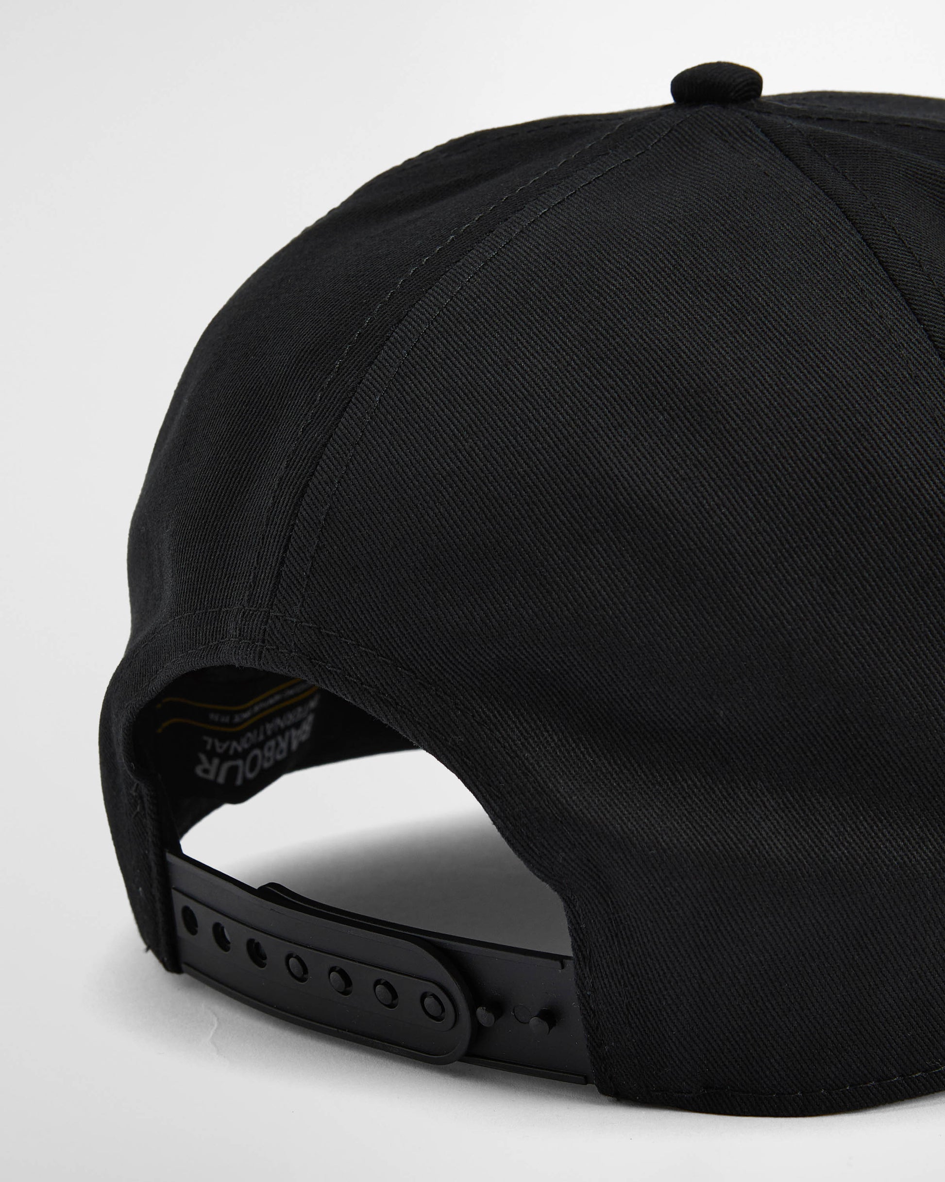 Barbour International Duke Mens Trucker Cap - Black | CHO | Designer Mens Caps