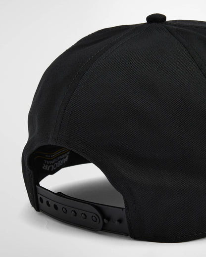 Barbour International Duke Mens Trucker Cap - Black | CHO | Designer Mens Caps