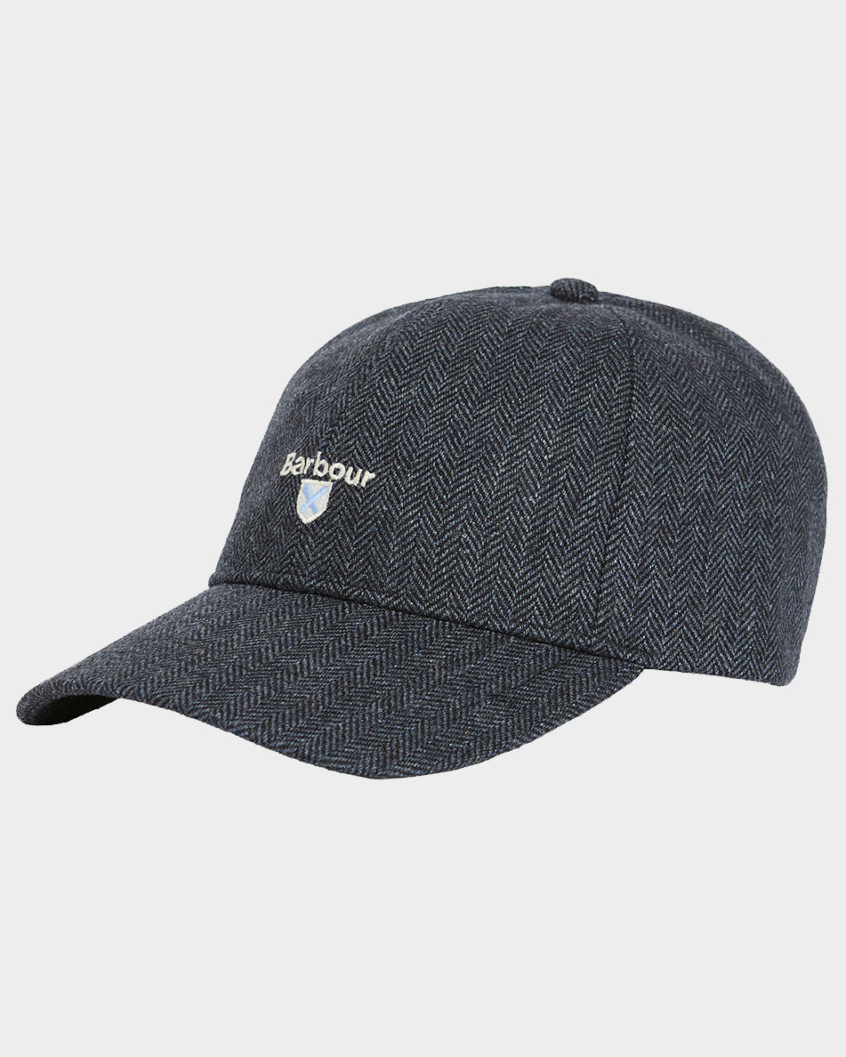 Barbour Barlow Mens Cap - Navy | CHO | Designer Mens Caps