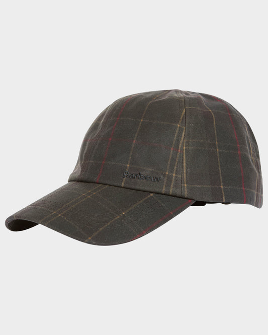 Barbour Haydon Mens Tartan Cap - Dark Classic Tartan | CHO | Designer Mens Caps