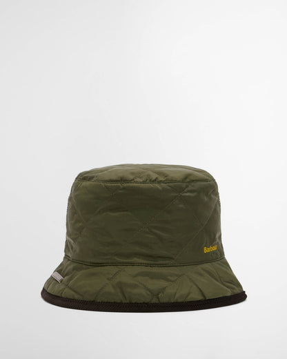 Barbour Liddesdale Mens Reversible Bucket Hat - Olive/Shadow Classic Tartan | CHO | Designer Mens Bucket Hats