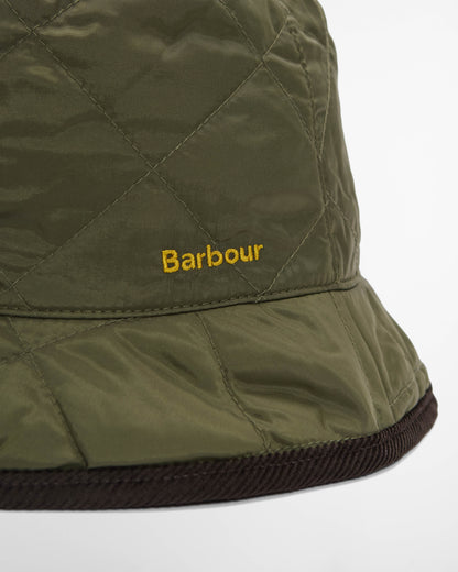 Barbour Liddesdale Mens Reversible Bucket Hat - Olive/Shadow Classic Tartan | CHO | Designer Mens Bucket Hats