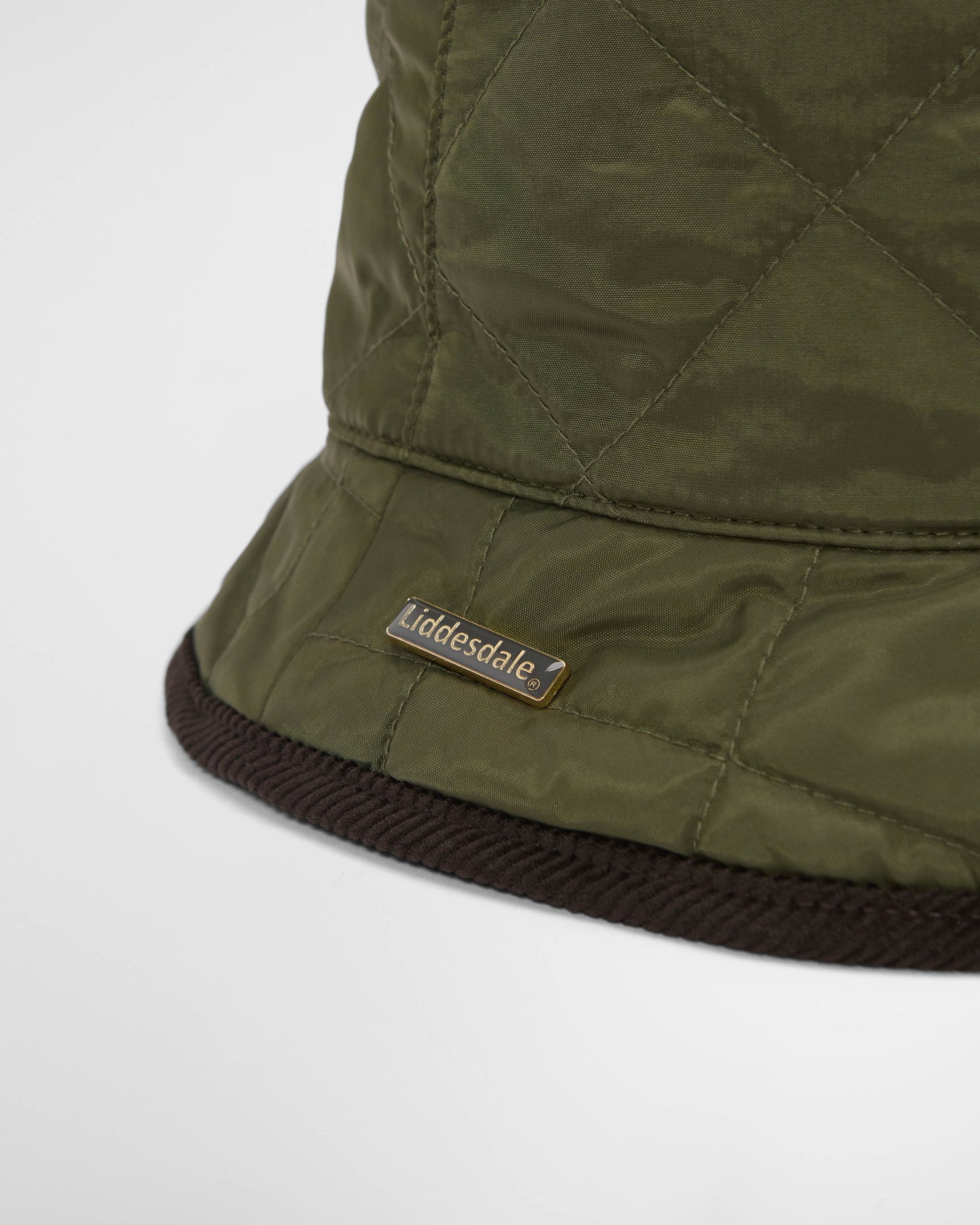 Barbour Liddesdale Mens Reversible Bucket Hat - Olive/Shadow Classic Tartan | CHO | Designer Mens Bucket Hats
