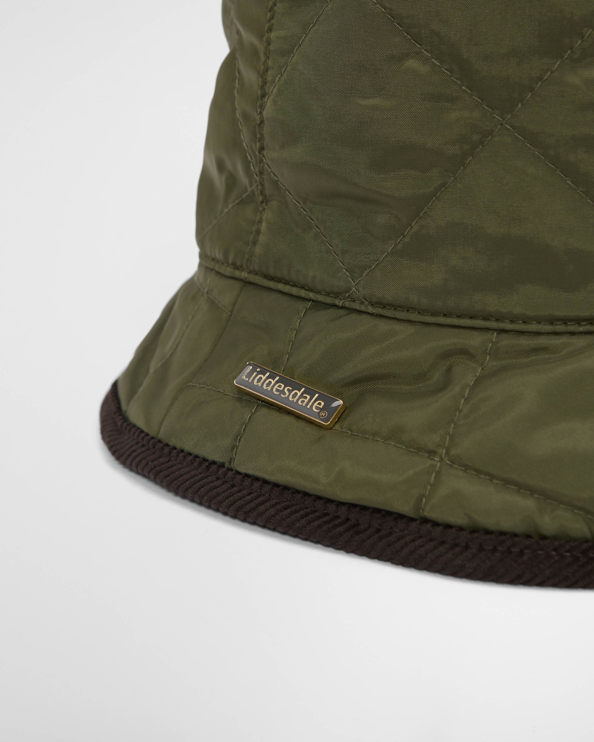 Barbour Liddesdale Mens Reversible Bucket Hat - Olive/Shadow Classic Tartan | CHO | Designer Mens Bucket Hats
