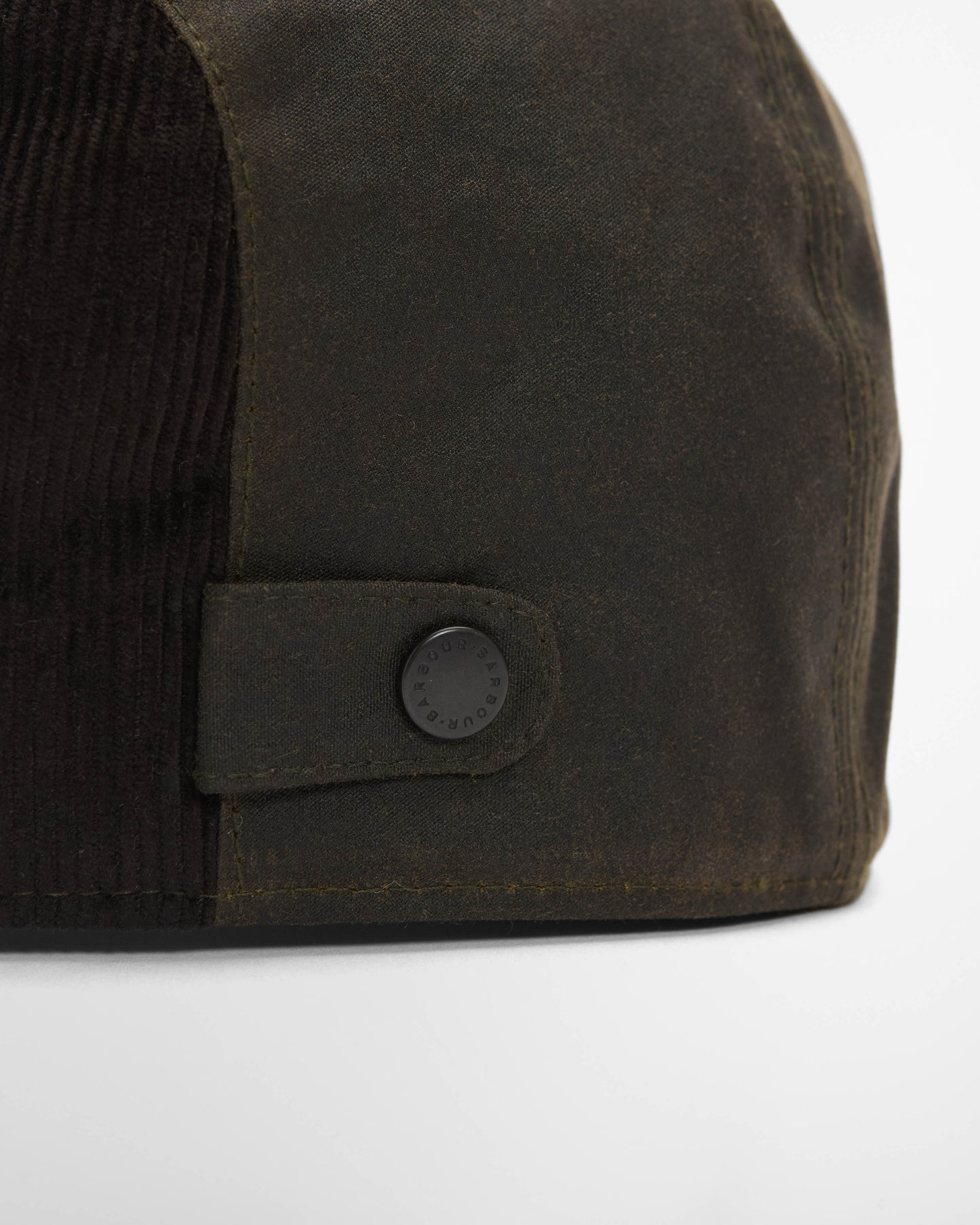Barbour Ashby Mens Flat Cap - Olive | CHO | Designer Mens Flat Caps