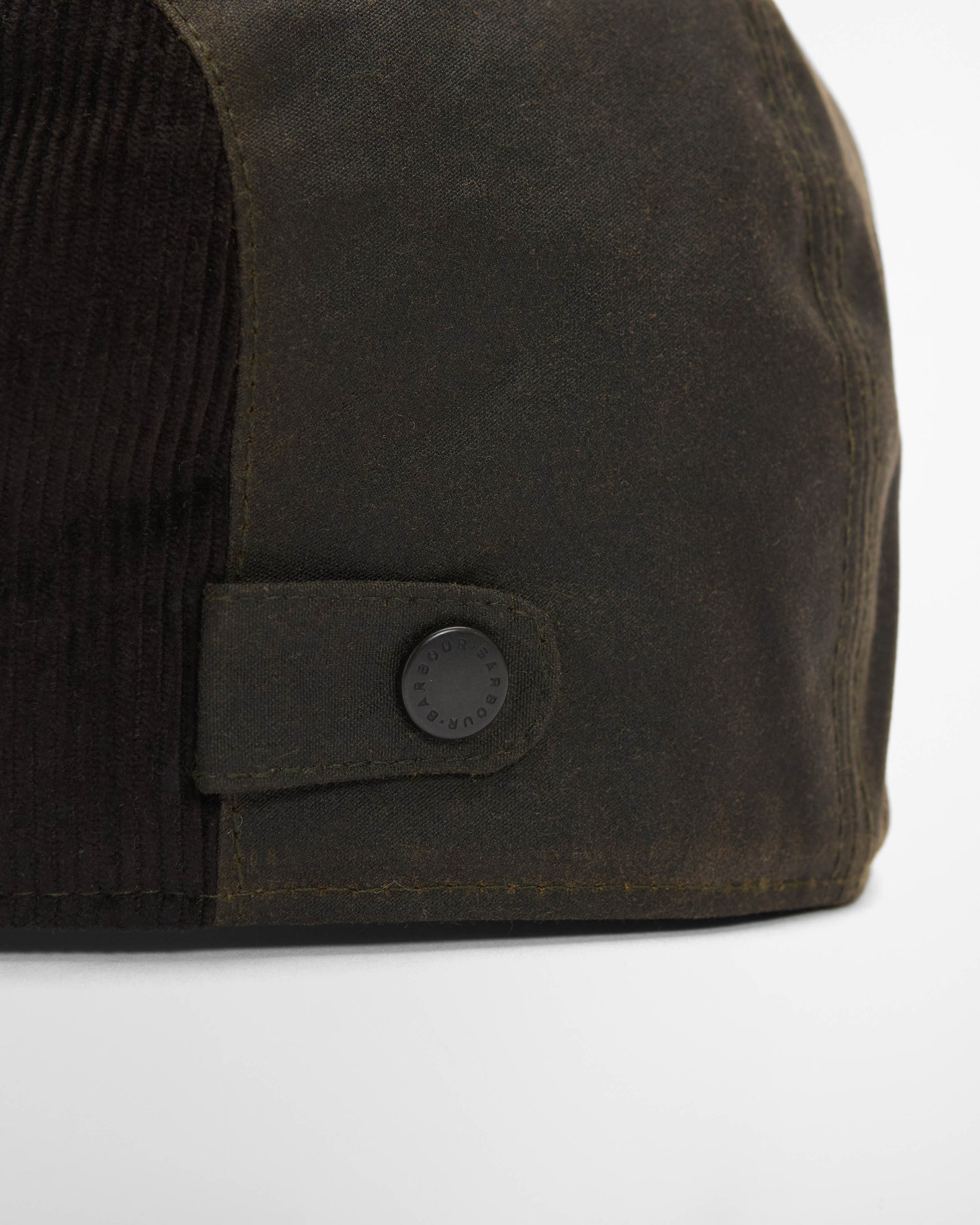Barbour Ashby Mens Flat Cap - Olive | CHO | Designer Mens Flat Caps