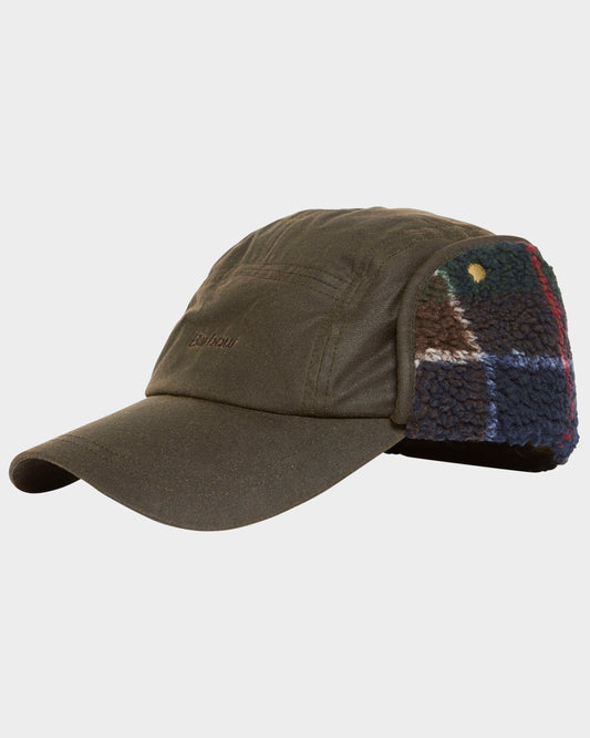 Barbour Lonnen Mens Carpenter Cap - Olive | CHO | Designer Mens Caps