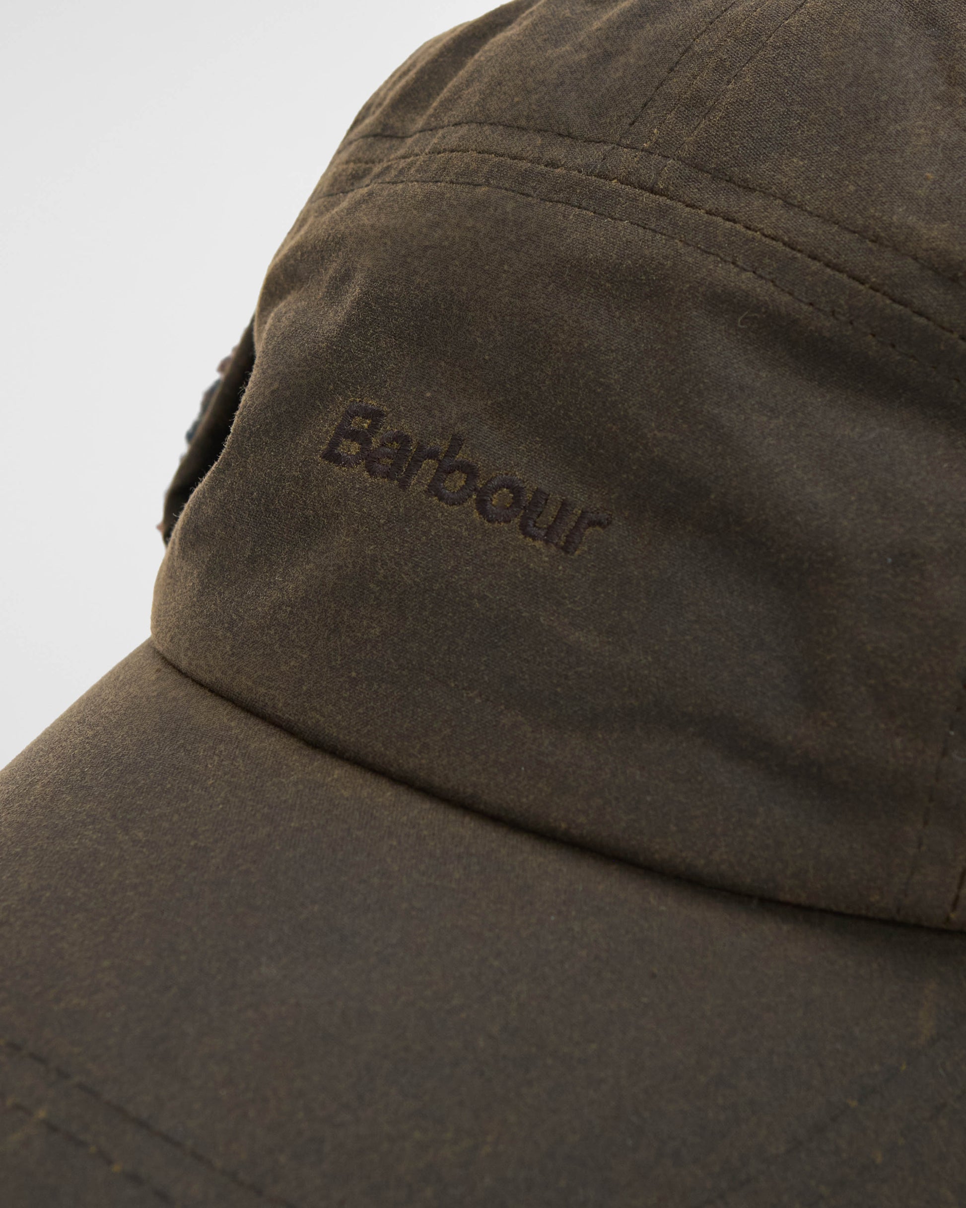 Barbour Lonnen Mens Carpenter Cap - Olive | CHO | Designer Mens Caps