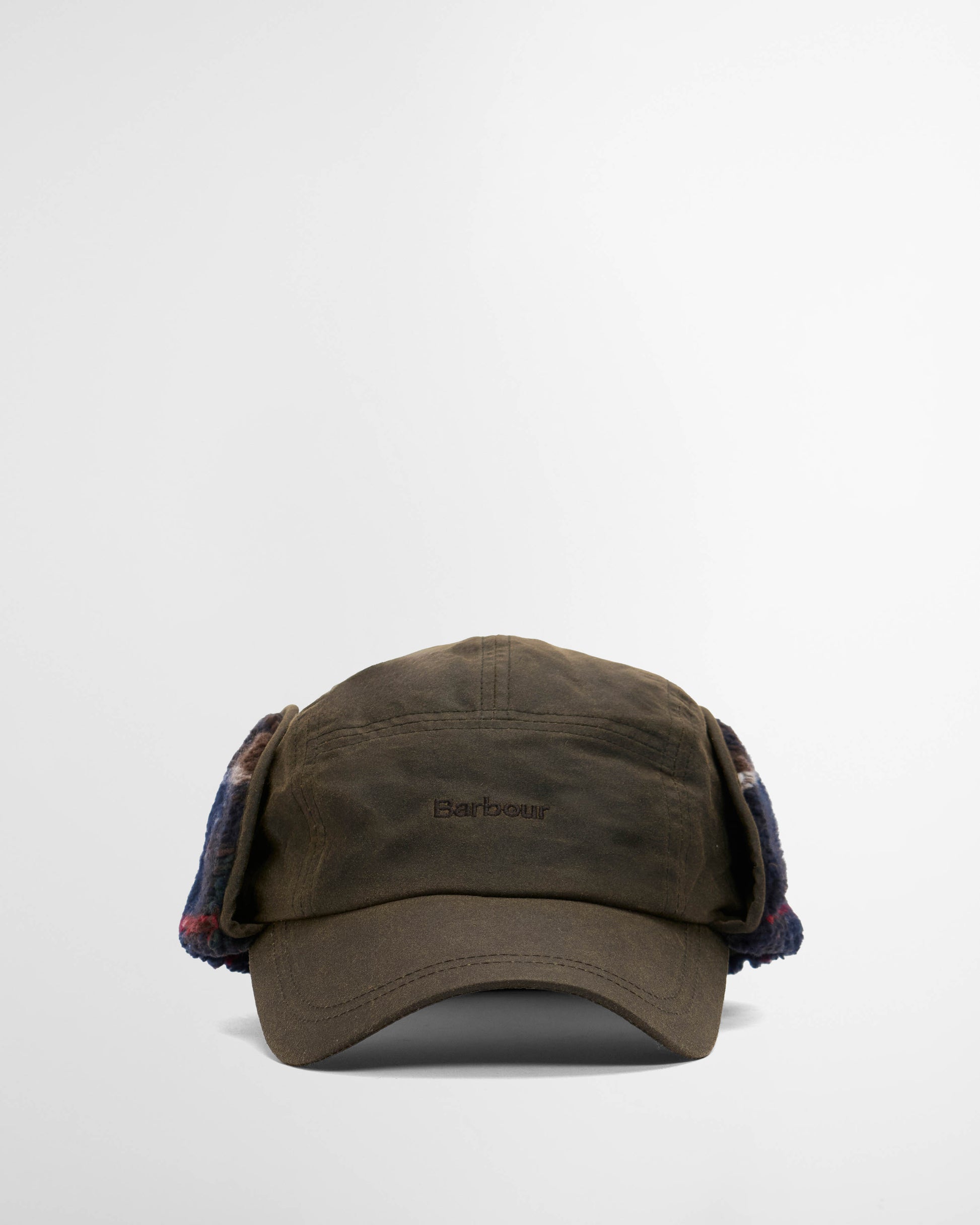 Barbour Lonnen Mens Carpenter Cap - Olive | CHO | Designer Mens Caps