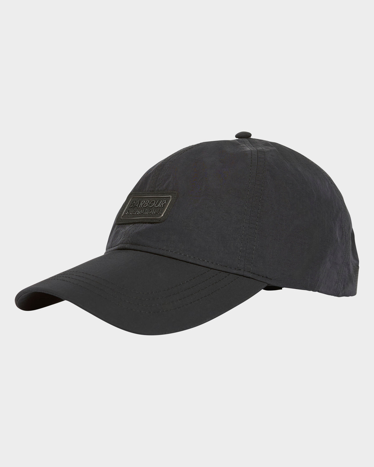 Barbour International Mens Inline Cap - Black | CHO | Designer Mens Caps