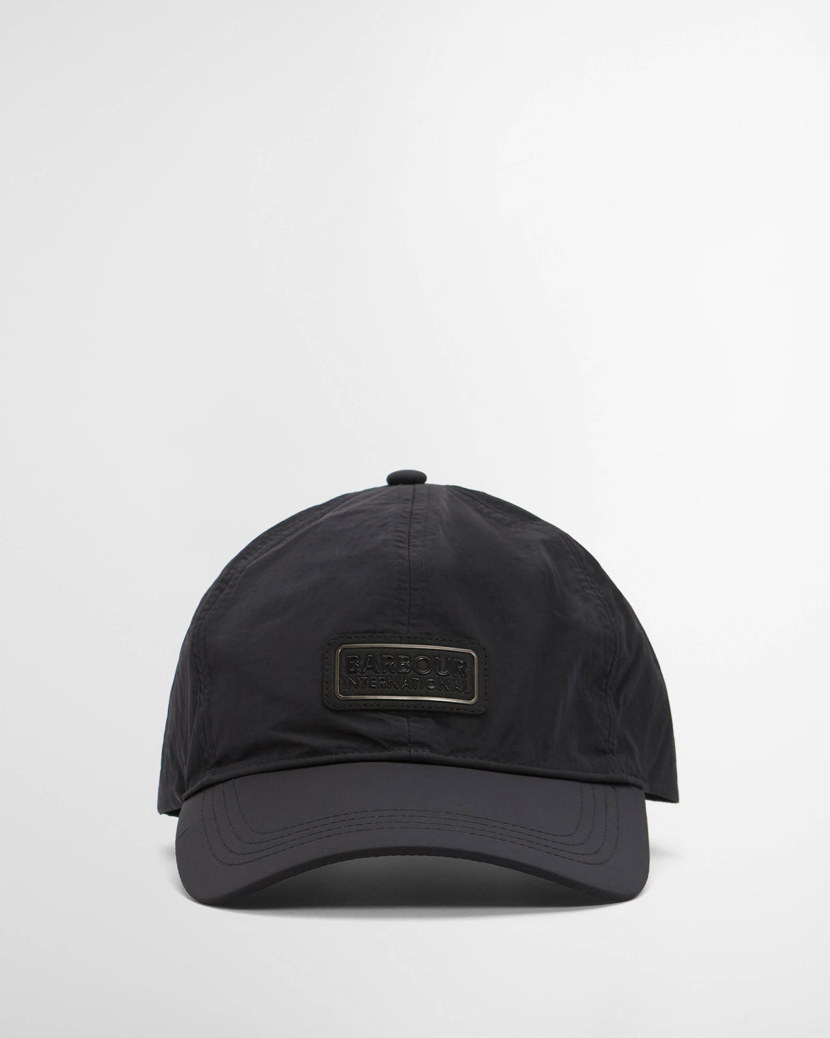 Barbour International Mens Inline Cap - Black | CHO | Designer Mens Caps
