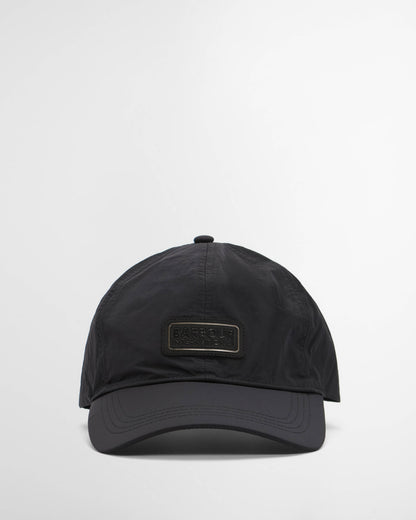 Barbour International Mens Inline Cap - Black | CHO | Designer Mens Caps