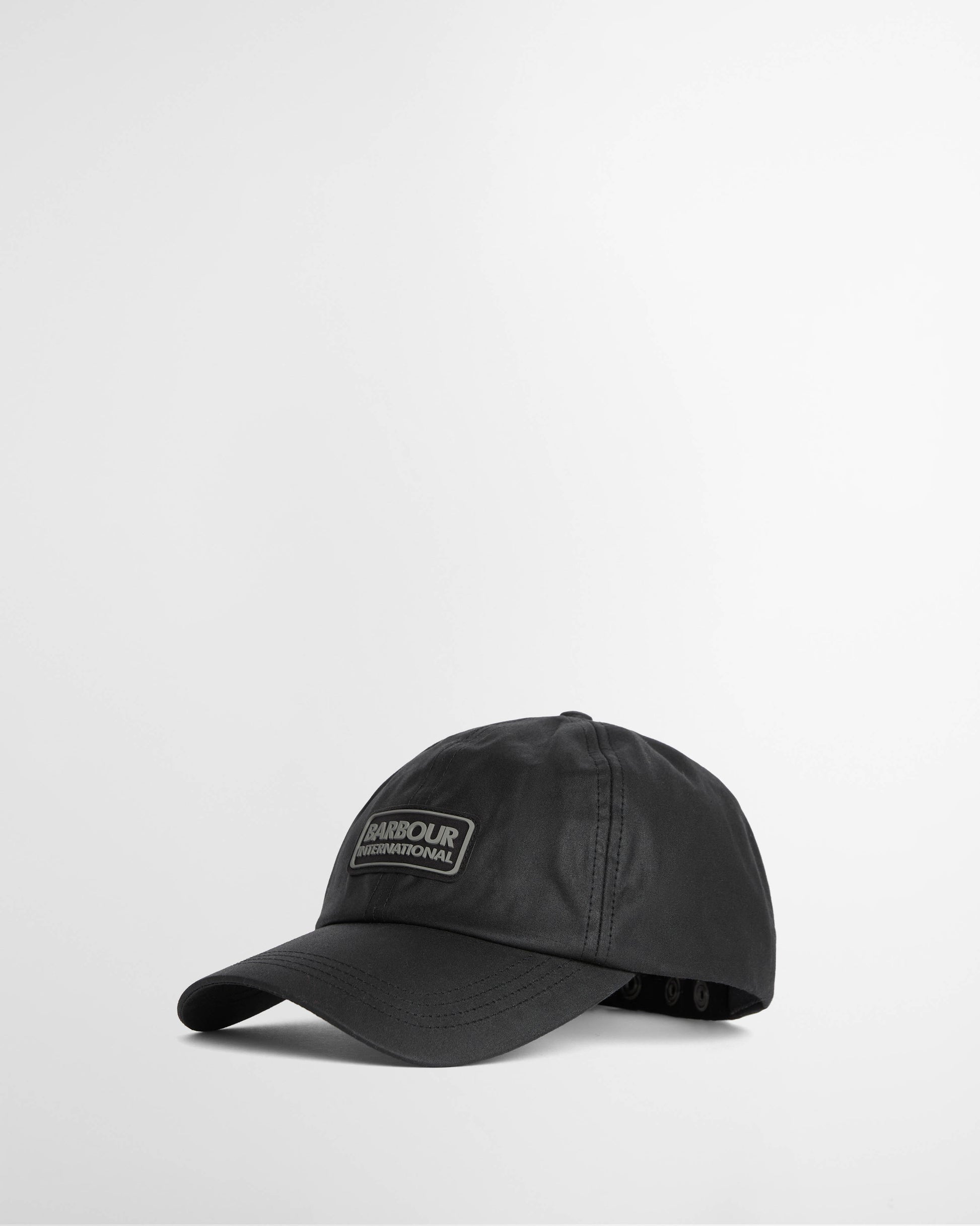Barbour International Tourer Duke Mens Wax Cap - Black | CHO | Designer Mens Caps