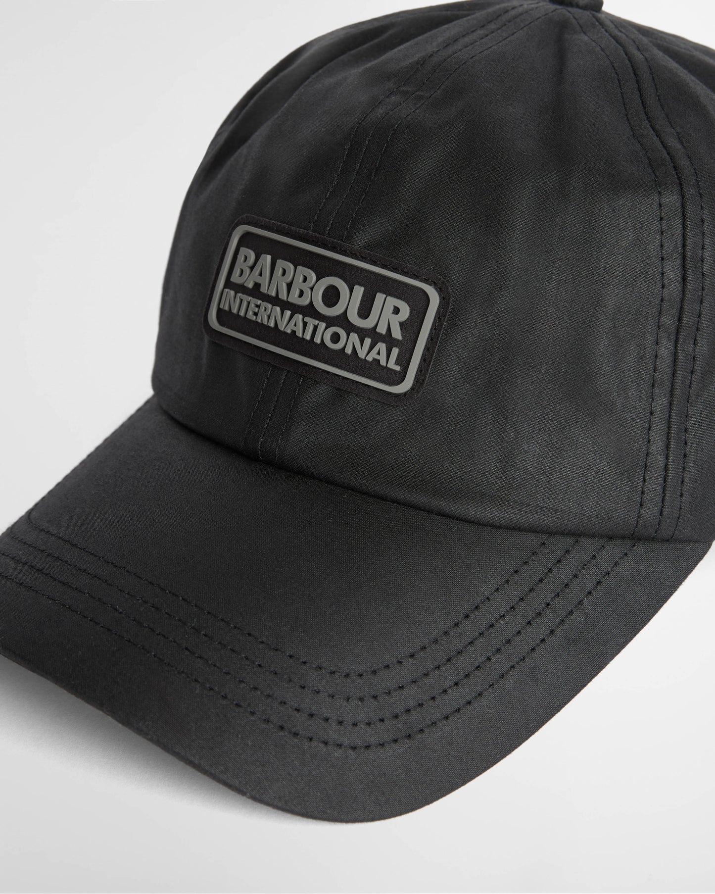 Barbour International Tourer Duke Mens Wax Cap - Black | CHO | Designer Mens Caps