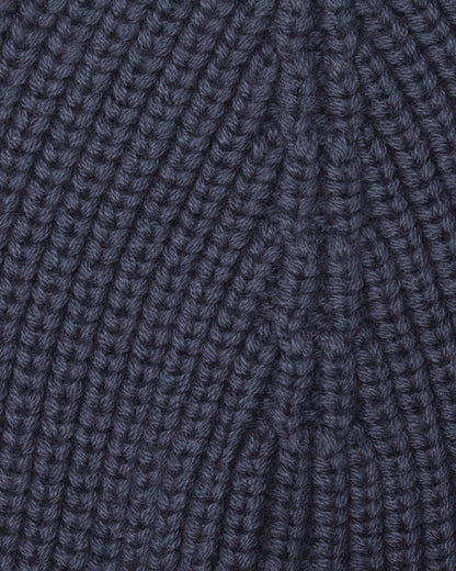 Barbour Cascade Mens Knitted Beanie Hat - Navy | CHO | Designer Mens Beanies